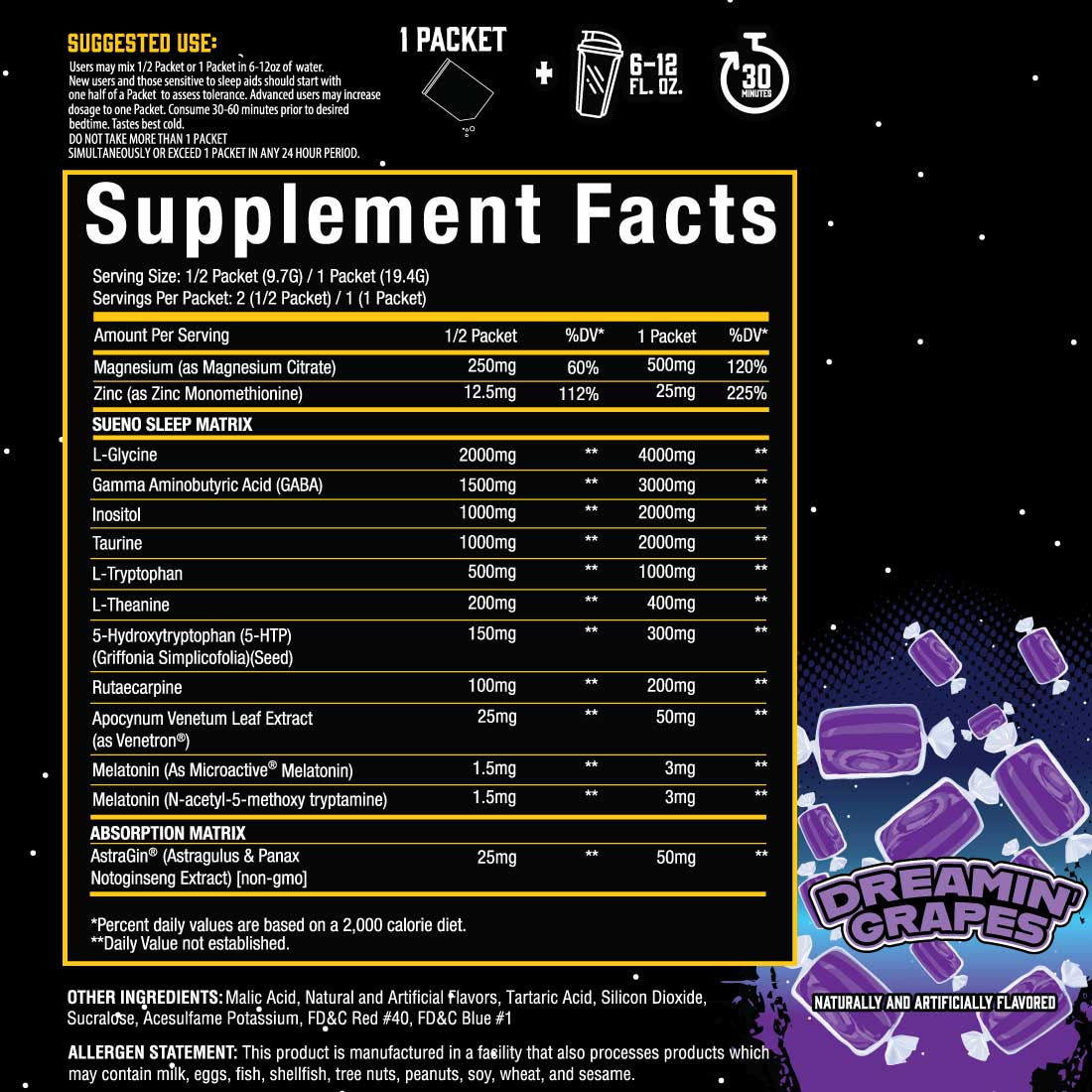 Sueno™ Sample Packet