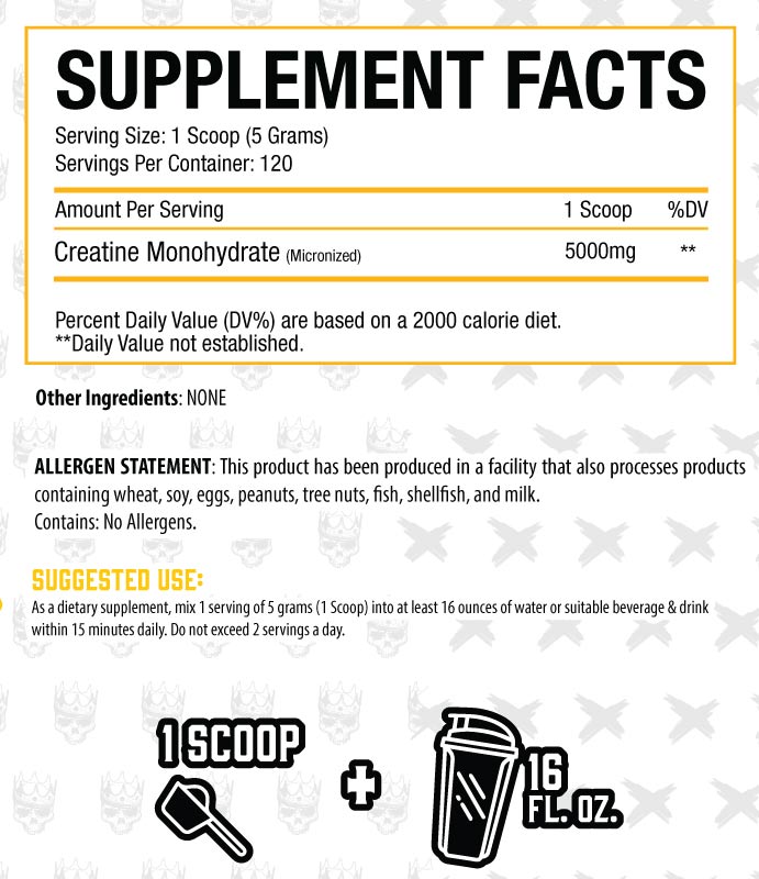 Uncut Creatine Monohydrate