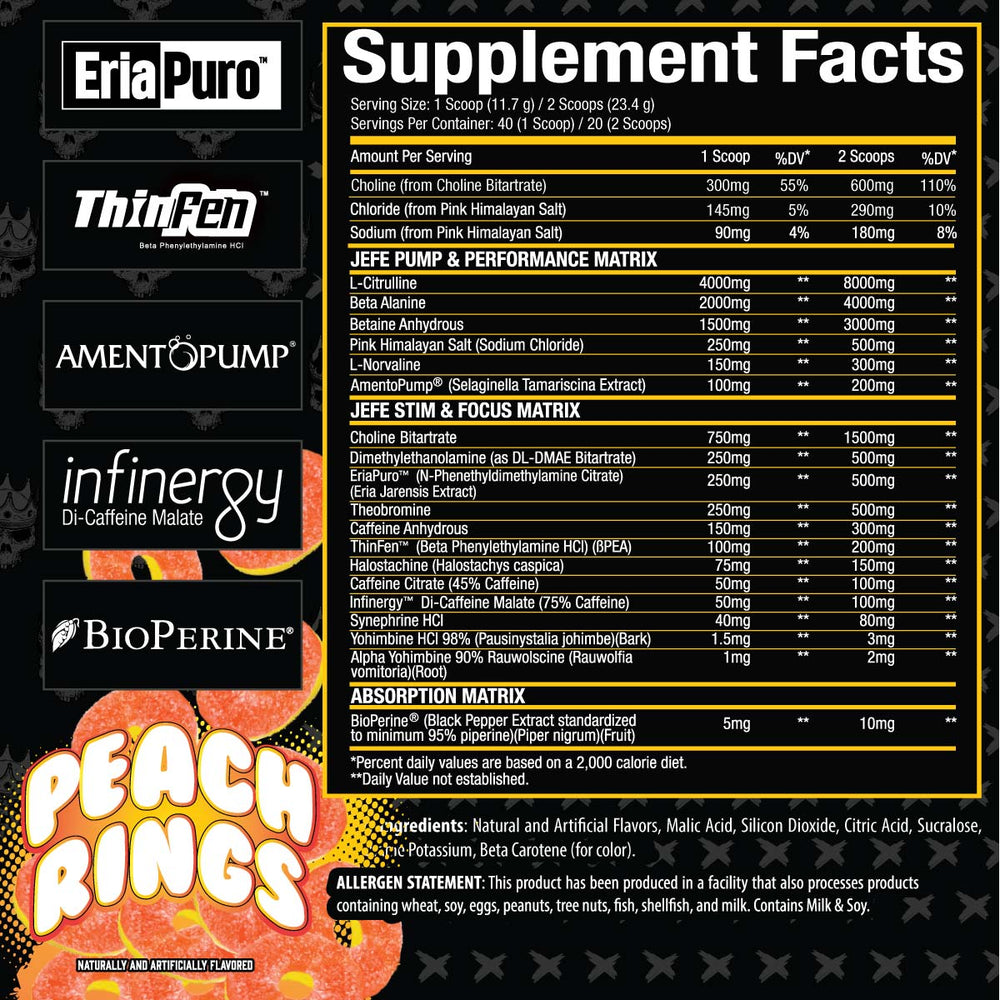 El Jefe™ Pre Workout