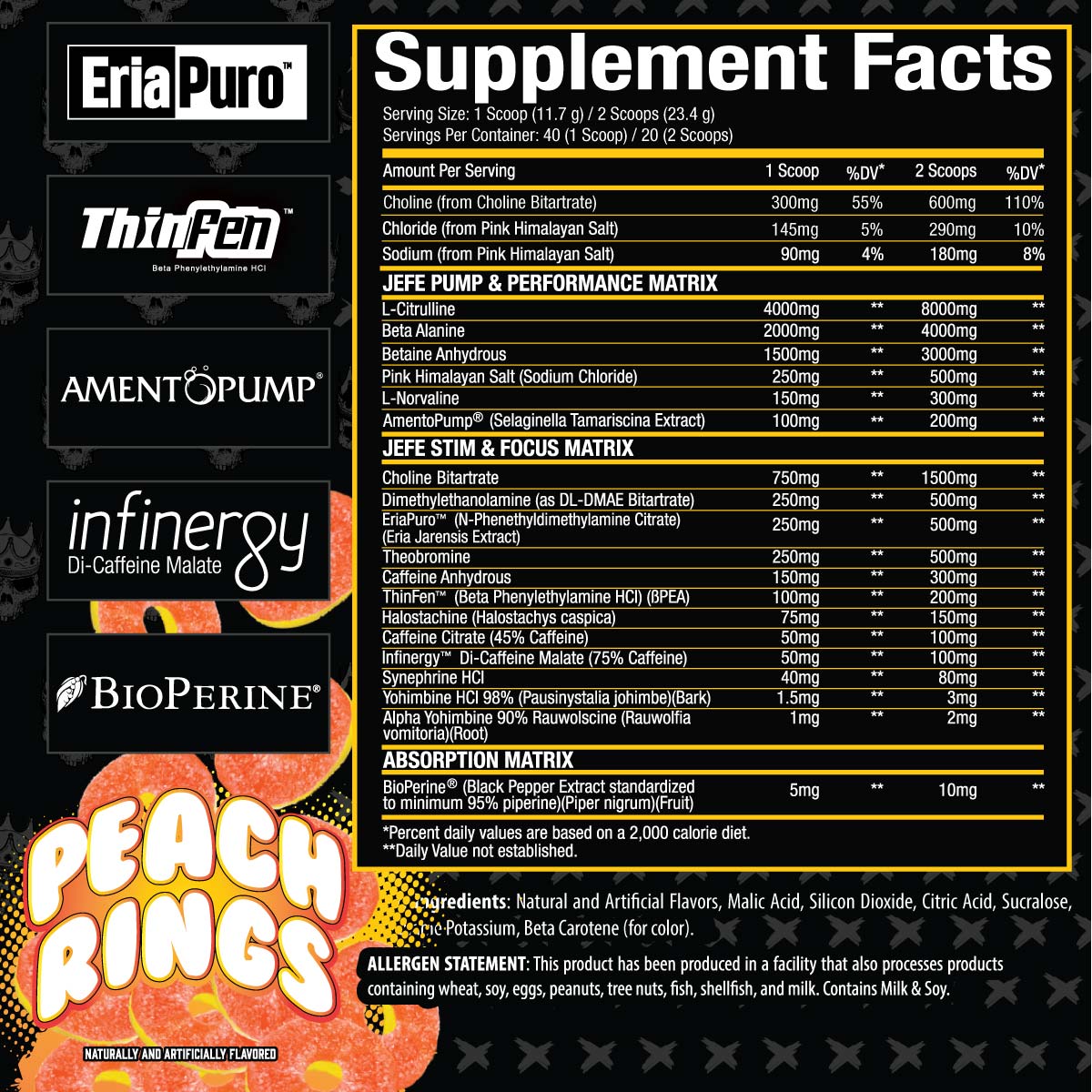 El Jefe™ Pre Workout