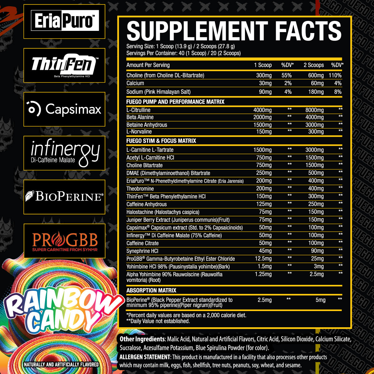 El Jefe® Fuego Pre Workout