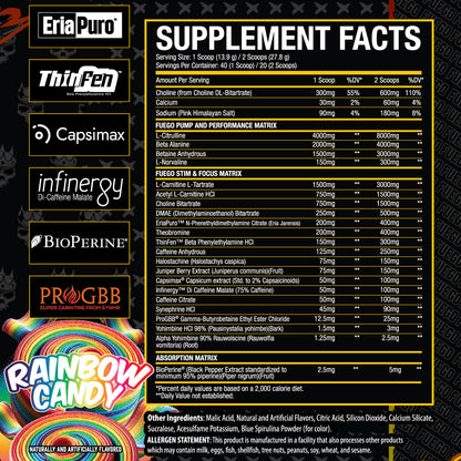 El Jefe® Fuego Pre Workout