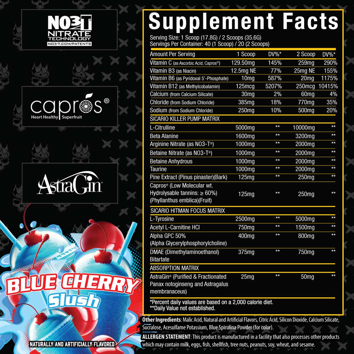 Sicario® Stim Free Pre Workout