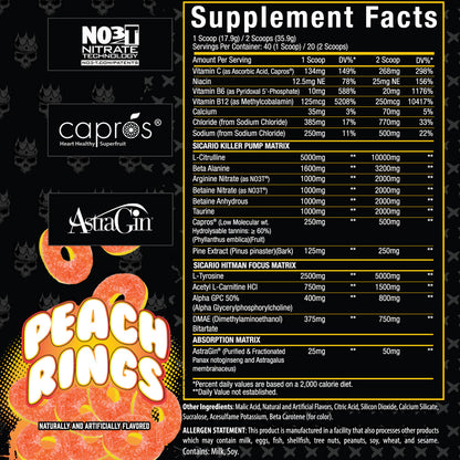 Sicario® Stim Free Pre Workout