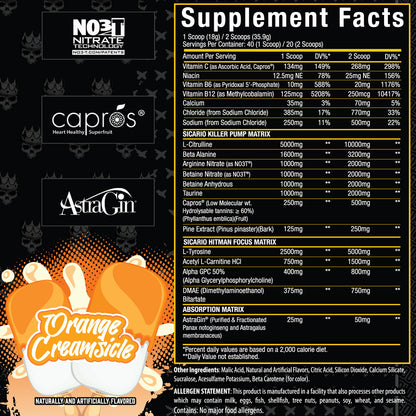 Sicario® Stim Free Pre Workout