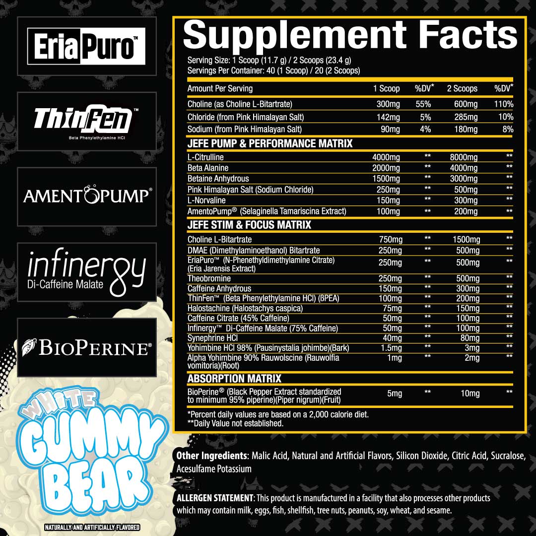 EL JEFE™ STIM PRE-WORKOUT