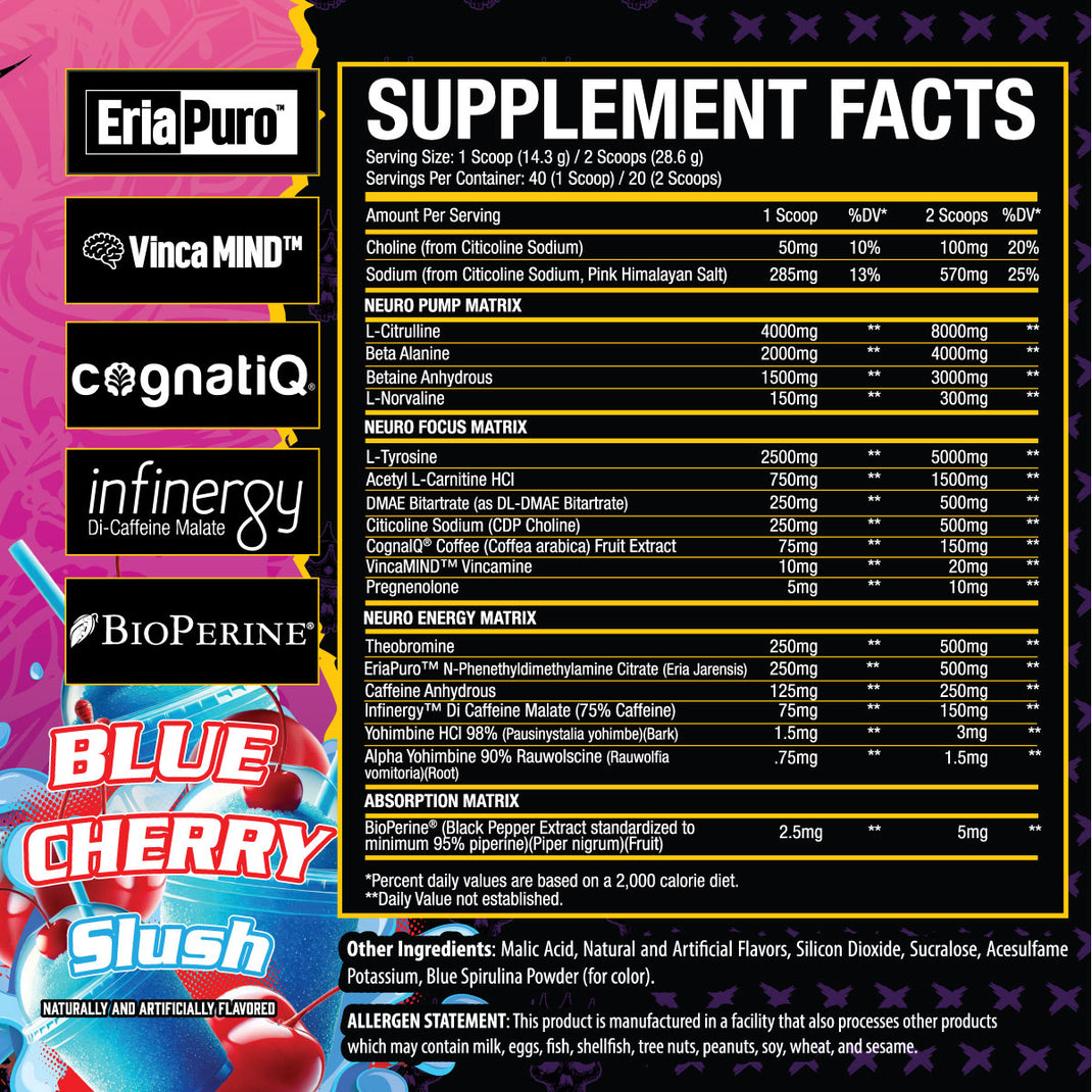 El Jefe® Neuro Pre Workout – Xtremis Cartel