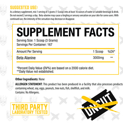 Uncut Beta Alanine