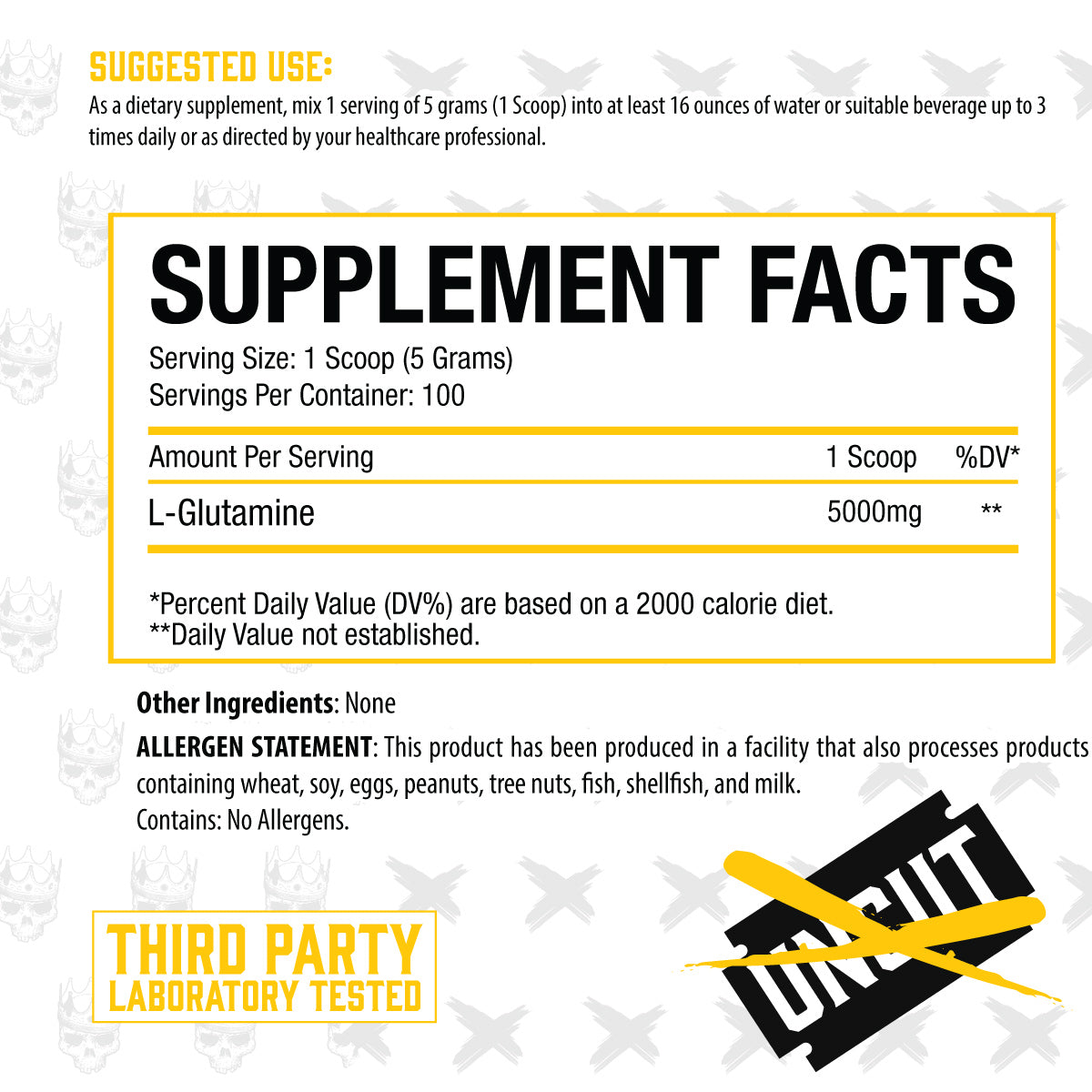 Uncut Glutamine