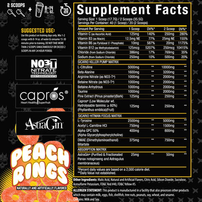 Sicario® Stim Free Pre Workout