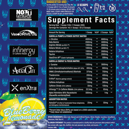 El Jefe® Guerilla Pre Workout