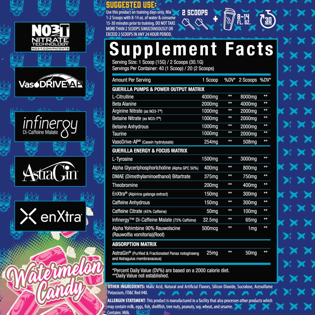 El Jefe® Guerilla Pre Workout